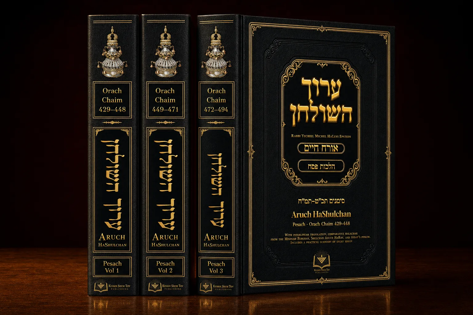 The Aruch HaShulchan Pesach set, hardcover