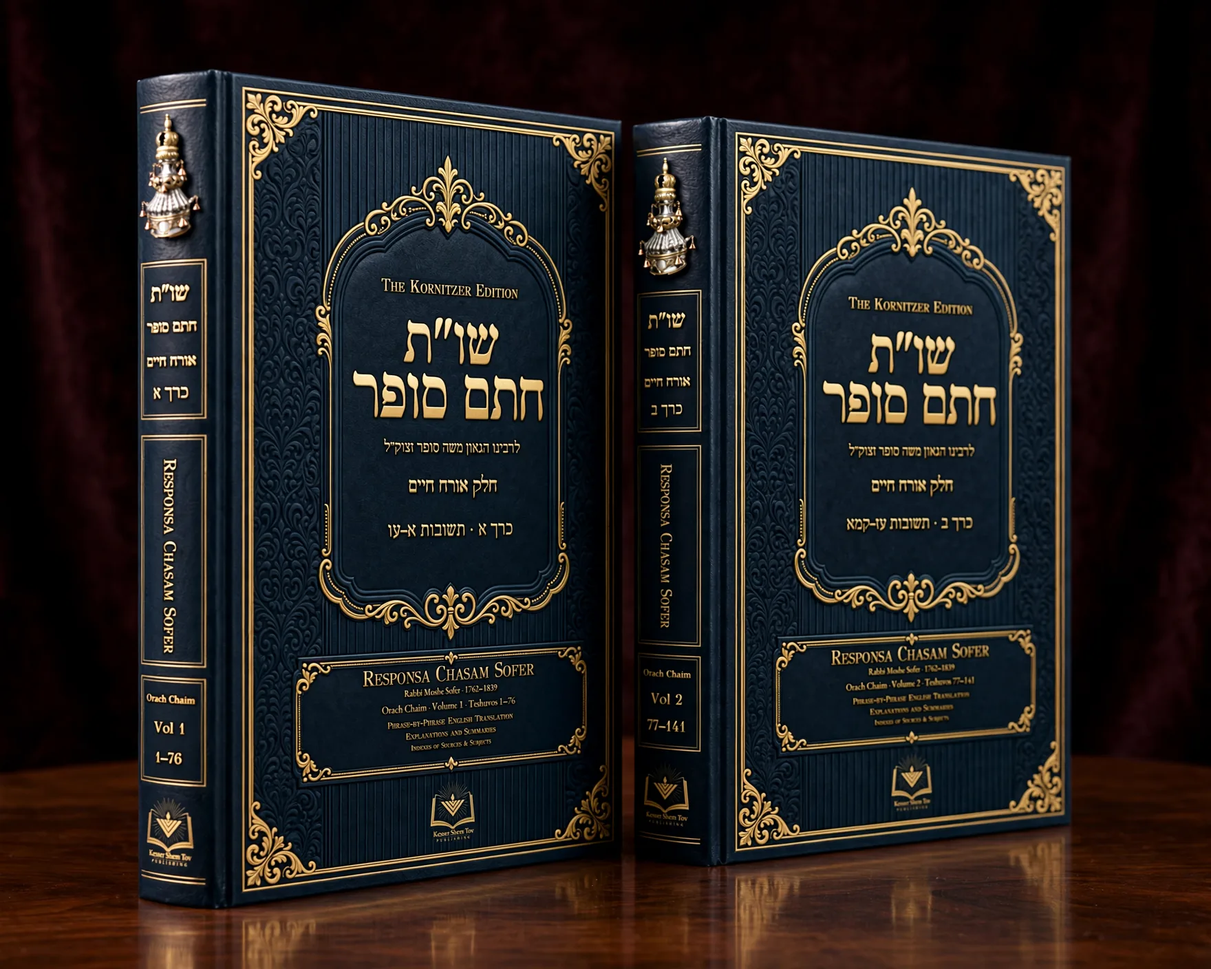 Responsa Chasam Sofer, Orach Chaim Volumes 1 and 2, hardcover