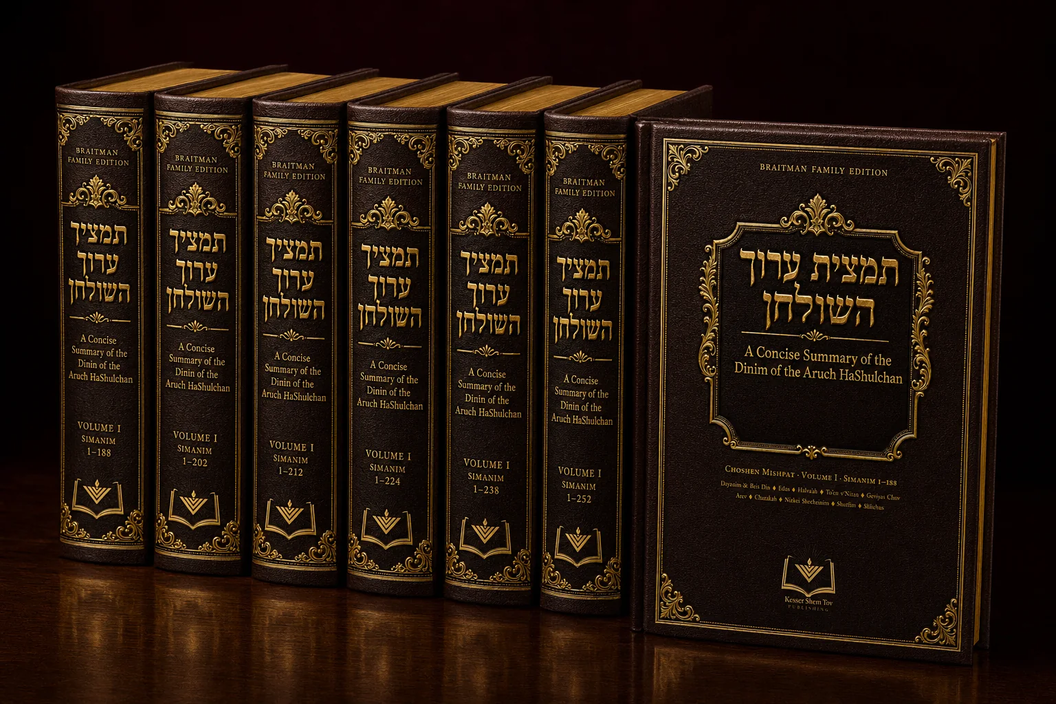 The Tamtzis Aruch HaShulchan set